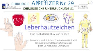 Leberhautzeichen CHIRURGIE APPetizer Nr.29 - Chirurgische Untersuchung Nr. 1