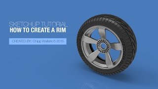 SketchUp Wheel Rim Tutorial