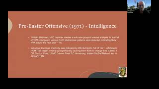 The Easter Offensive 1972: A Failure to Use Intelligence with Bob Baker