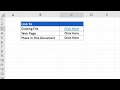 How to create Hyperlinks in excel #exceltutorial #exceltips