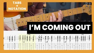 Diana Ross - I’m Coming Out Guitar Playthrough Tab & Music Notation