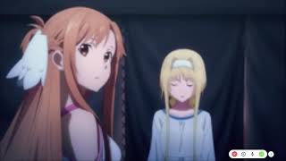 1 Asuna, Alice, Ronie and Sortiliena talk about Kirito  Sword Art Online Alicization War of Underwor