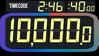 BCG 10,000 Seconds Countdown (Timecode 2:46:40.00) Remix Wii Party U Main Menu (feat BCG Countdown)