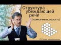 Структура убеждающей речи (комплимент, жалость)