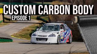Building a Dry Carbon Widebody for my EK Civic