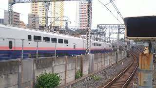 【令和初の撮り鉄 西日暮里駅編】上越新幹線 Maxたにがわ412号 東京行き E4系  2019.05.18