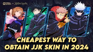 THE MOST AFFORDABLE WAY TO OBTAIN JJK SKIN | MLBB X JUJUTSU KAISEN 2024