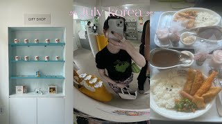 【seoul vlog】7月の韓国旅行🇰🇷🎀✈️|カフェとお買い物🛒🛍️|ひたすら食べまくる3日間🍴