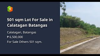 501 sqm Lot For Sale in Calatagan Batangas