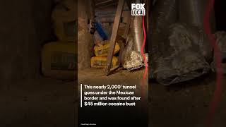 $45M cocaine bust uncovers massive tunnel to Mexico under supposed discount store