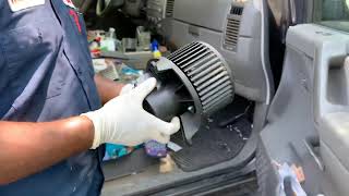 replacing blower motor 2005 Nissan Armada