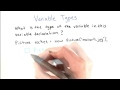 Variable Types - Intro to Java Programming