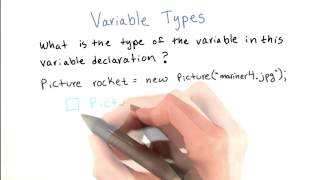 Variable Types - Intro to Java Programming