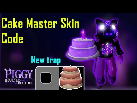 New Cake Master Skin Code & Birthday Cake Trap (Piggy: Branched Realities)