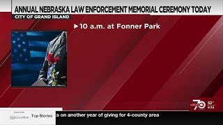 Nebraska Law Enforcement Memorial ceremony honors two fallen officers