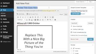 How to add a good Review Title and Product Title