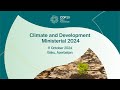 Climate and Development Ministerial 2024