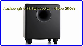 REVIEW (2024): Audioengine S8 Subwoofer - Model 250W. ESSENTIAL details.