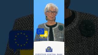 Global #trade could weigh on #euro area #growth! #Lagarde #eudebates #economy #shortsvideo #shorts