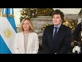 Declaración de Javier Milei y Giorgia Meloni en Casa Rosada