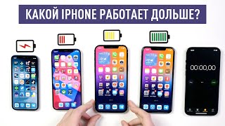 Тест батарей iPhone - 12 Pro Max, 11 Pro Max, 12 mini. Кто проживет дольше?