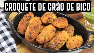 CROQUETE/BOLINHO DE GRÃO DE BICO FÁCIL: BOTECO TNM | VEGANO E SEM GLÚTEN | TNM Vegg