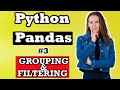 Python Pandas : Grouping and Filtering (Tutorial # 3) |  Python Pandas Data Science Tutorial