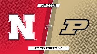 Select Matches: Purdue at Nebraska | Big Ten Wrestling | Jan. 7, 2022
