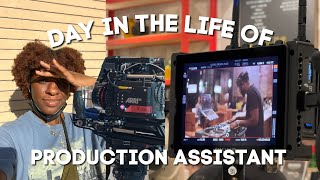 Day in the Life of a Production Assistant (vlog)