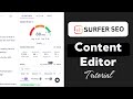 Surfer SEO Content Editor Tutorial 2024 (Complete DEMO for Beginners)