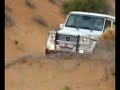 beautiful white mercedes g55 kompressor in the arabian desert