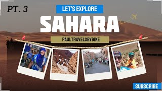 Pt 3 of our cycling trip to Eastern Sahara, Sand dunes and camel rides.