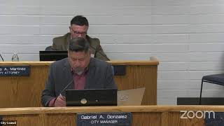December 5, 2023 Special City Council Meeting