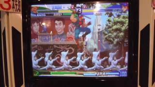 SFA ZERO3  ①オヤジロレント　VS　キノコ春麗   (OYAJI) vs (KINOKO)   2017.8 STREET FIGHTER Alpha3 (60fps)