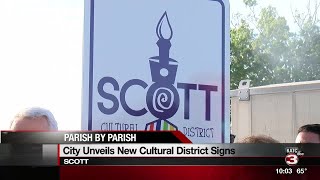 Scott Cultural District unveils new signs