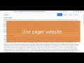 30. bootstrap 5 - how to create one pager website by scroll spy