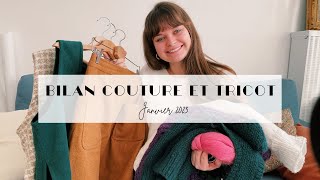 Bilan couture/tricot #1 (Atelier Bernie, Petite Knit, Fabel Knitwear...)