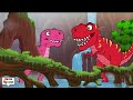 peekaboo baby trex dinosaurs for kids funforkidstv nursery rhymes