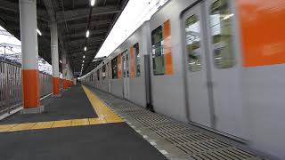 東武草加駅発車シーン