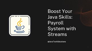 Java Stream MAGIC:Calculate Salaries, Find Highest-Paid Employee and Filter by Department in Seconds