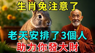 生肖兔注意了，2025年，老天爺安排了3個重要人物，助力你運勢亨通，財源廣進！快看看是誰？ |悟者思維 #風水 #生肖 #運勢 #平安是福 #佛語禪心