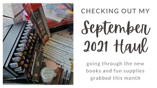 My September 2021 Coloring and Art Supply Haul