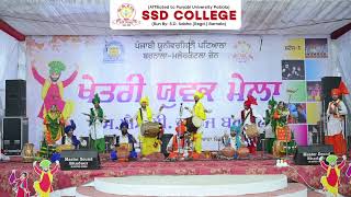 Folklore Performance by Students of SSD College at Barnala-Malerkotla Zonal Youth Festival 2024