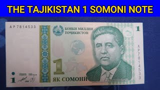 Tajikistan 1 Somoni Banknote - World Currencies