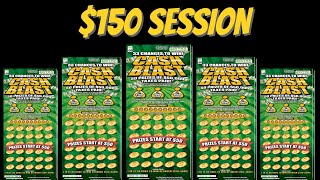 Virginia Lottery $50,000 Cash Blast New Ticket | $150 Scratch Session ♛ VA Scratch King ♛