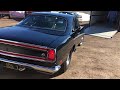 1969 pro street barracuda start up