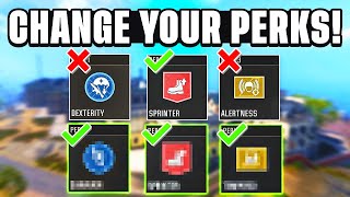 *NEW* Best Perks \u0026 Perk Packages For Warzone!