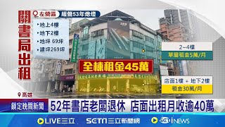 書店熄燈! 老闆改當房東 月收租逾40萬｜三立新聞網 SETN.com