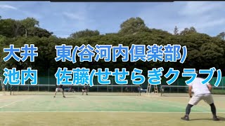 【ソフトテニス】 大井　東　対　池内　佐藤