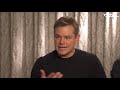Matt Damon and Christian Bale get real about weight loss, Batman vs. Bourne and more [extended]